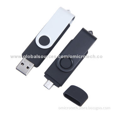 16GB Smartphone OTG USB Flash Drives with High-speed and Twist Case